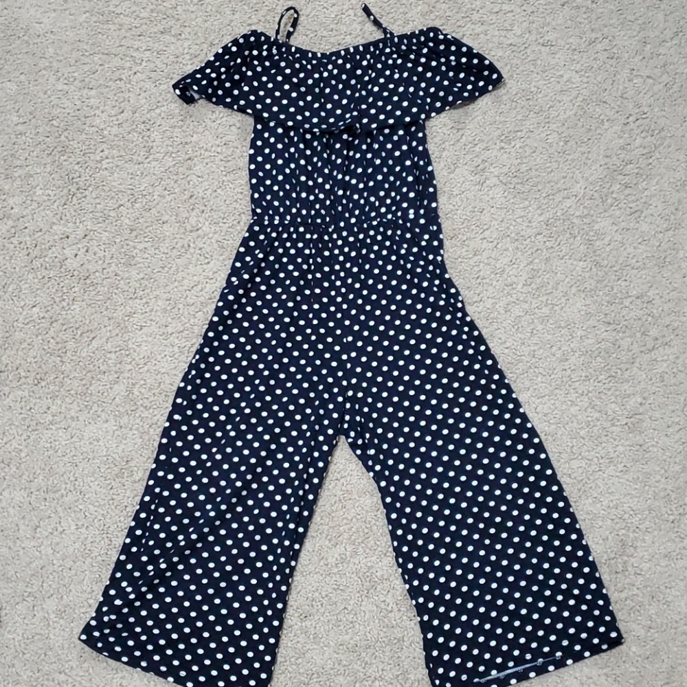 📚✏Girls wideleg polkadot jumper